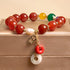Cinnabar Peace Buckle / Red Agate(Wrist Circumference 14-16cm)