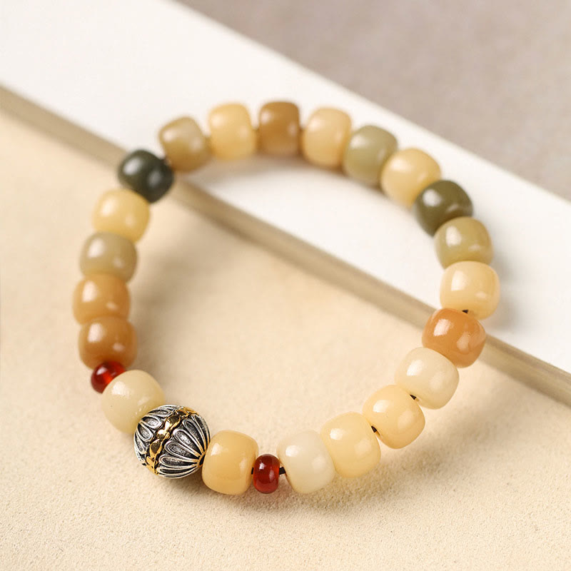 KarmaRipple's Authentic Bodhi Seed The Lord of the Corpse Forest Om Mani Padme Hum Wisdom Bracelet p17
