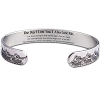 KarmaRipple's The Day I Lost You Memorial Balance Bracelet Bangle