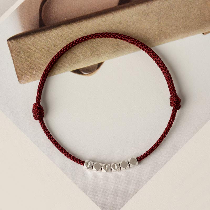 KarmaRipple's 925 Sterling Silver Red String Braid Bracelet Anklet p10