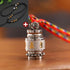 1.2cm*1.8cm / Silver / Black String