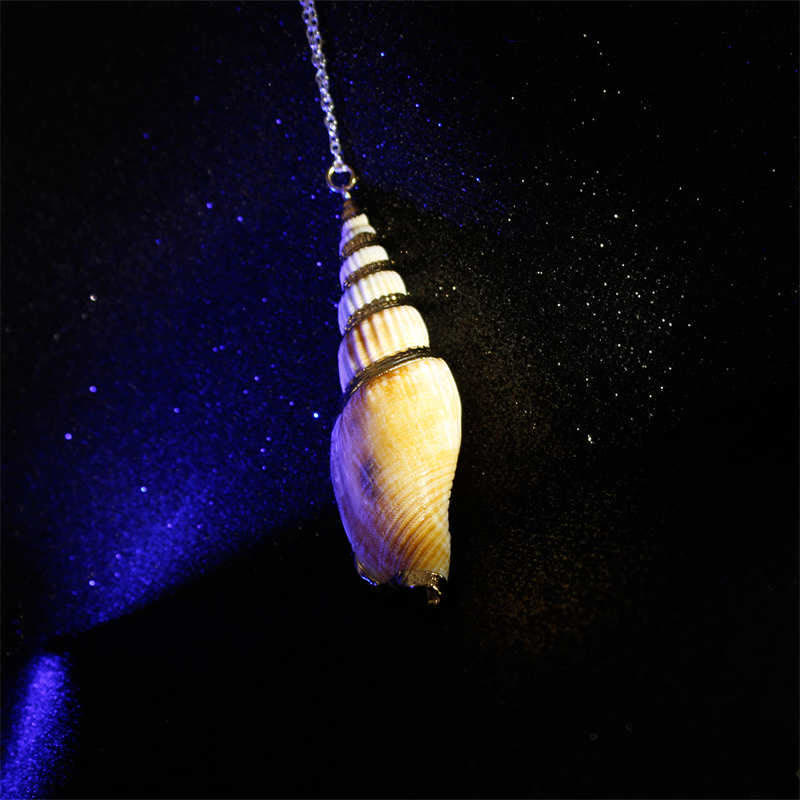 KarmaRipple's Authentic Shankha Conch Shell Seashell Fortunate Pendant Necklace p9