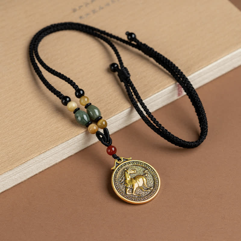 KarmaRipple's 12 Chinese Zodiac Blessing Wealth Fortune Pendant Necklace p7