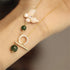 Cyan Jade Butterfly Necklace