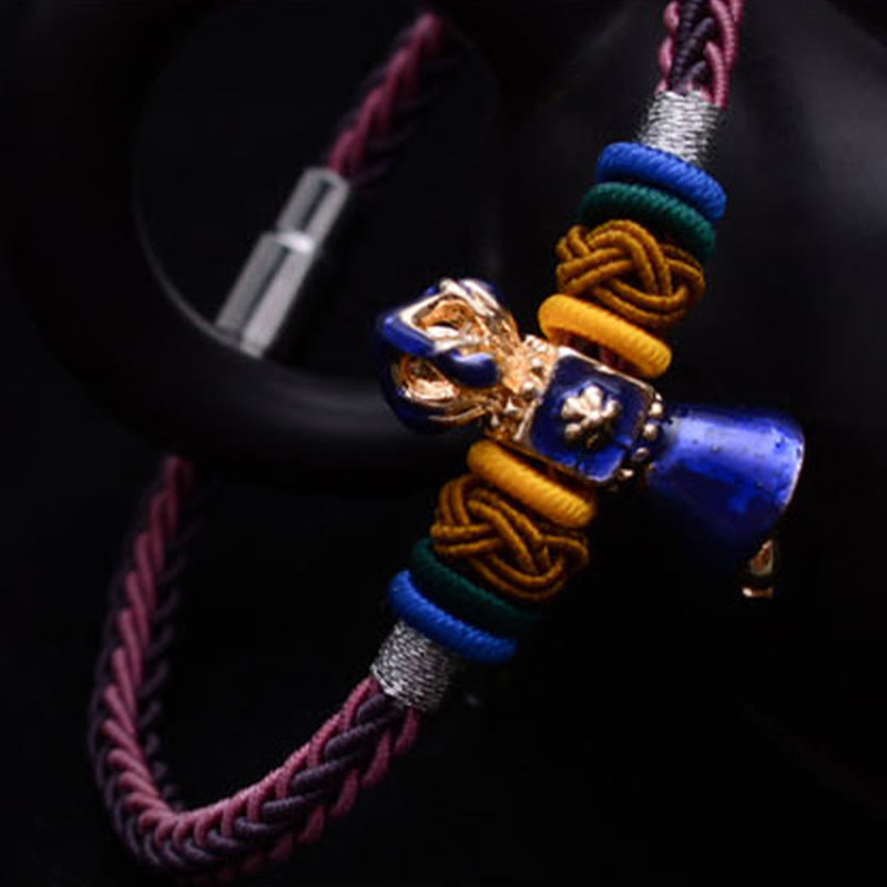 KarmaRipple's Tibetan Handmade Dorje Vajra Strength Eight Threads String Bracelet p4