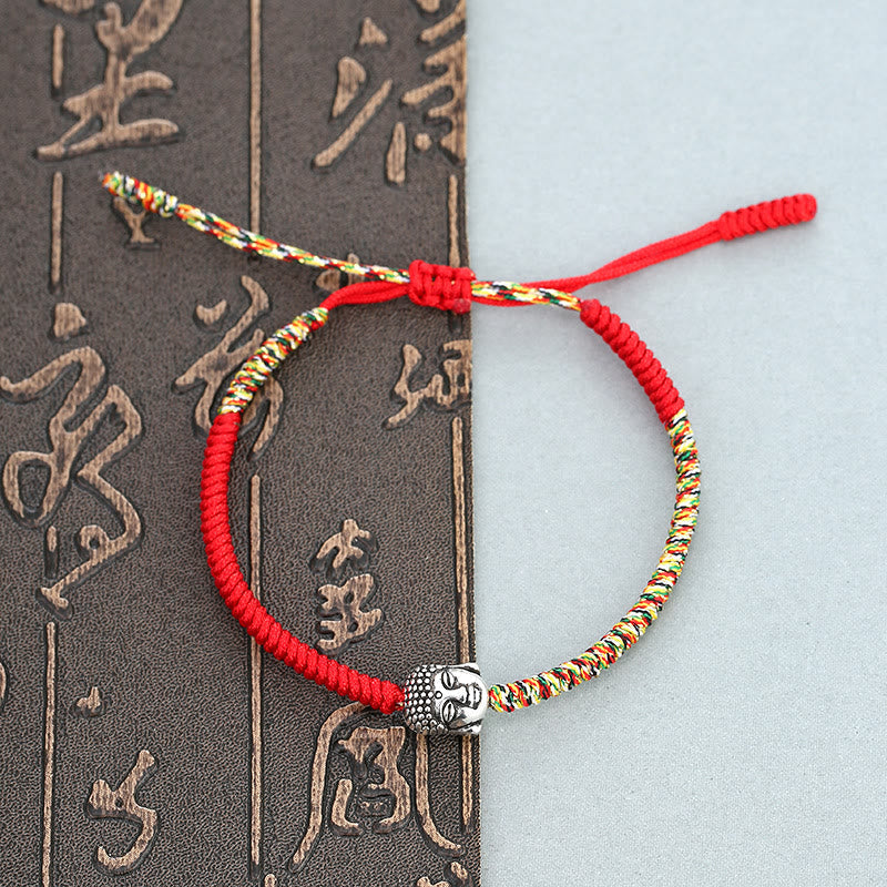 KarmaRipple's Handmade Colorful King Kong Weave Buddha Serenity String Bracelet p1