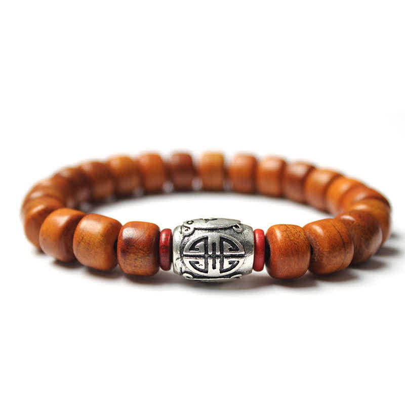 KarmaRipple's Tibetan Yak Bone Om Mani Padme Hum Strength Bracelet p3