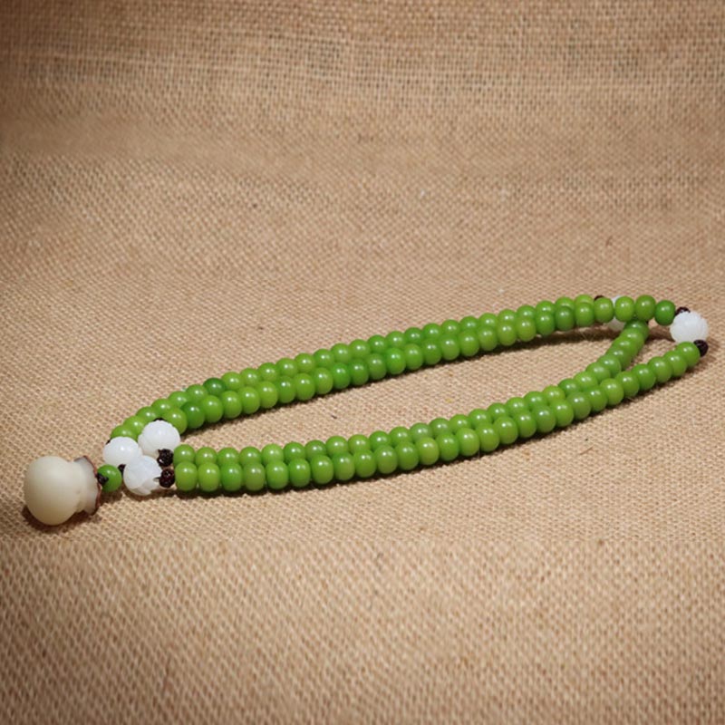 KarmaRipple's Authentic Bodhi Seed 108 Beadwork Mala Wisdom Bracelet p3