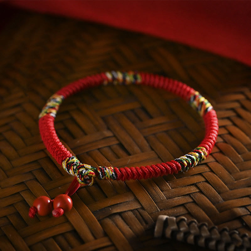 KarmaRipple's Five Colors King Kong Weave String Protection Fortune Bracelet p1