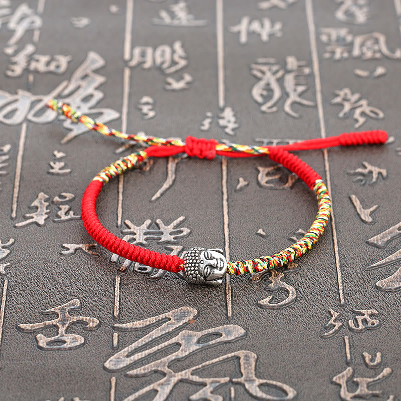 KarmaRipple's Handmade Colorful King Kong Weave Buddha Serenity String Bracelet p6