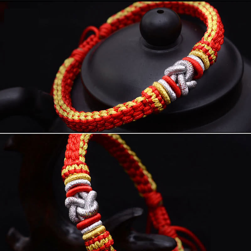 KarmaRipple's Colorful Rope True Love Weave Fortune Handmade Bracelet p11