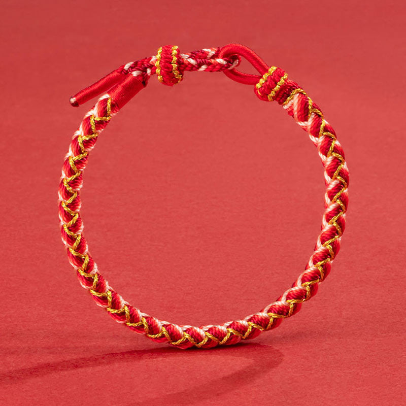 KarmaRipple's Handmade Year Of The Dragon Scale Protection Rope Bracelet p6