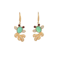 KarmaRipple's FengShui Jade Koi Fortune Earrings