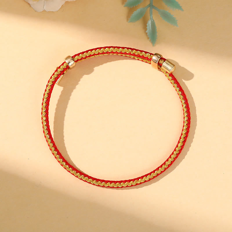 KarmaRipple's Colorful Rope Zongzi Pattern Fortune Handmade Child Adult Bracelet p47