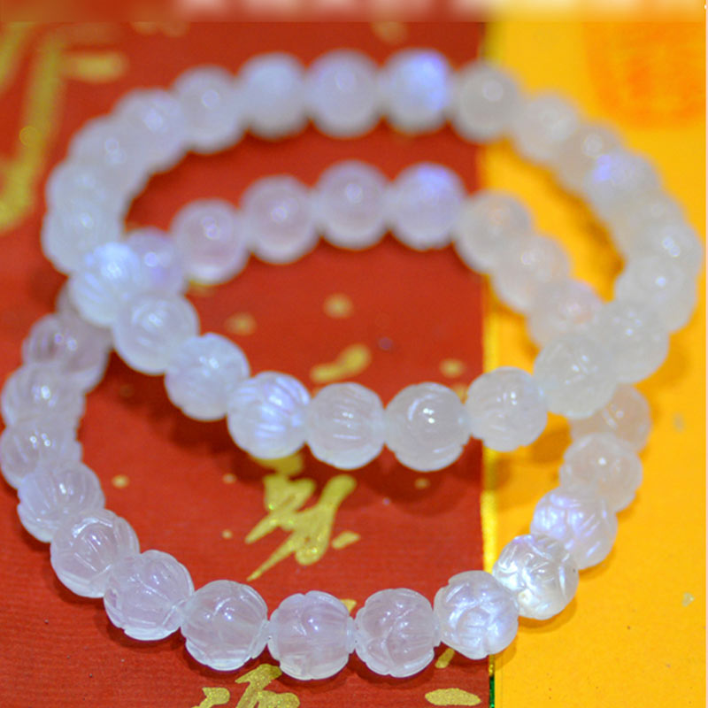 KarmaRipple's Authentic Moonstone Lotus Love Bracelet p12
