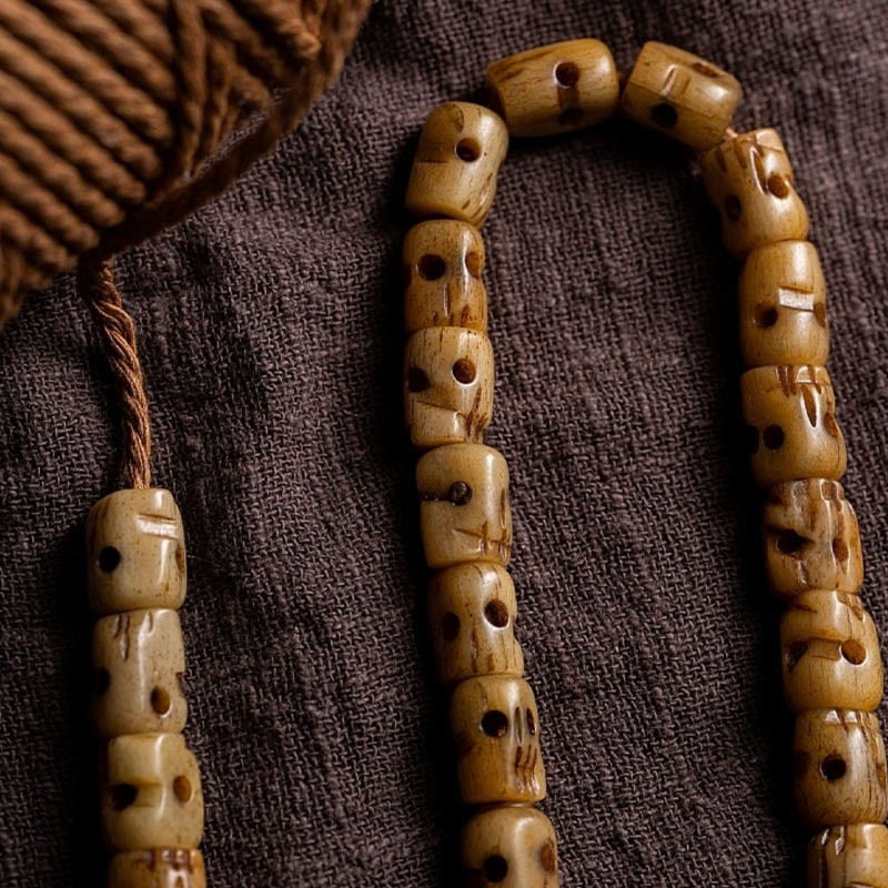 KarmaRipple's Tibetan Yak Bone The Lord Of The Corpse Forest Keep Away Evil Spirits Bracelet p7