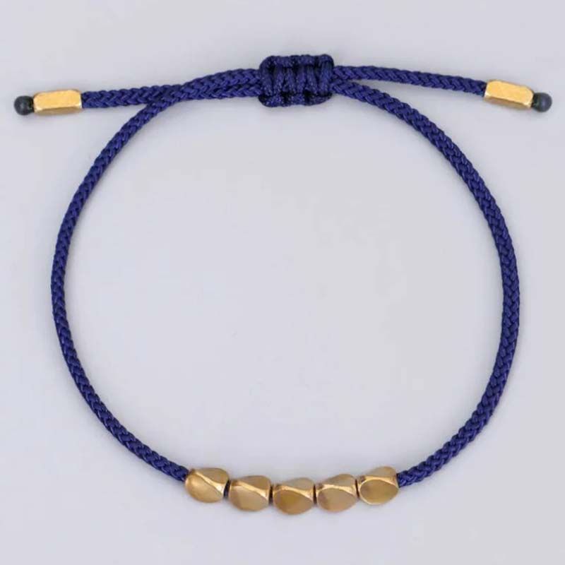 KarmaRipple's 3 PCS Tibetan Bronze Beadwork Balancing Protection Fortune Bracelet Set p7