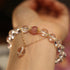 8mm White Crystal&Pink Crystal
