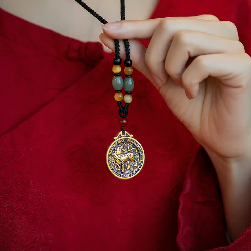 KarmaRipple's 12 Chinese Zodiac Blessing Wealth Fortune Pendant Necklace p18