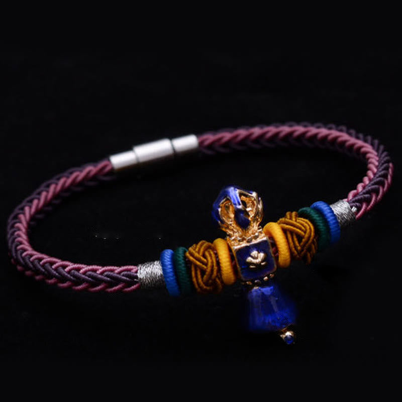KarmaRipple's Tibetan Handmade Dorje Vajra Strength Eight Threads String Bracelet p8