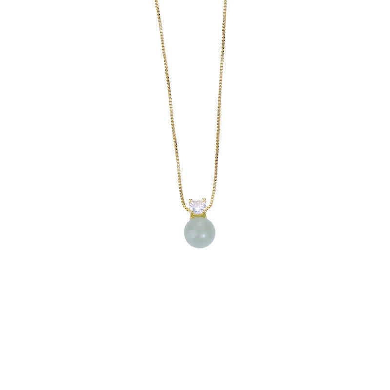 KarmaRipple's Fortunate Bead Jade Prosperity Chain Pendant Necklace p9