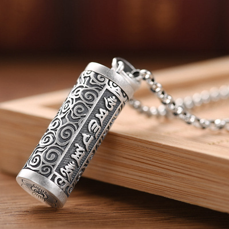 KarmaRipple's Six True Words Protection Pendant Necklace p5