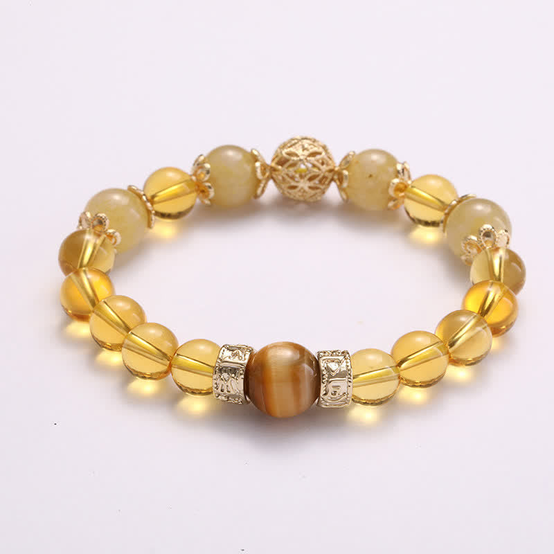 KarmaRipple's Citrine Generosity Prosperity Beaded Bracelet p6