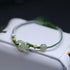 Hetian Jade&Copper Plated Gold
