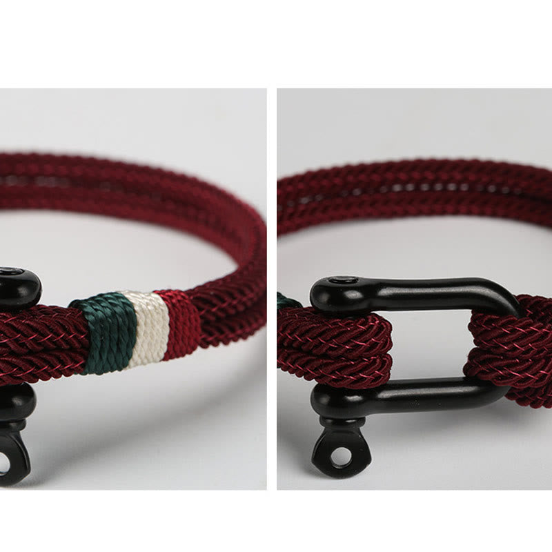 KarmaRipple's Simple Design Fortune Stainless Steel Buckle Bracelet p13