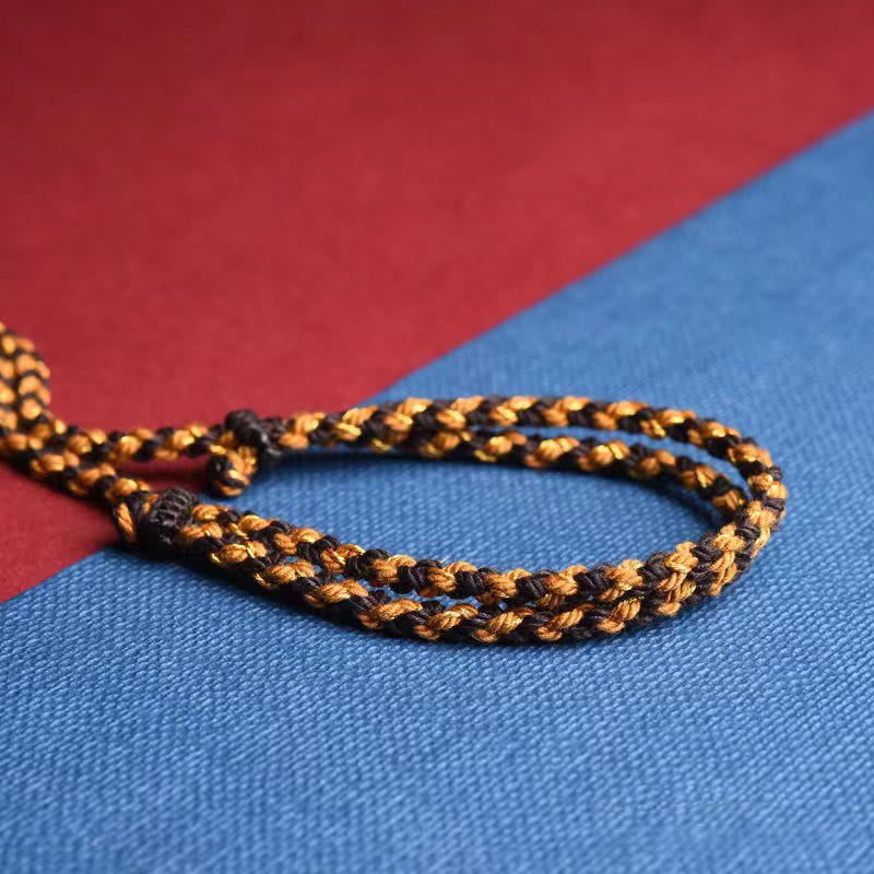KarmaRipple's Tibetan Handmade King Kong Weave Om Mani Padme Hum Prayer Wheel String Pendant Necklace p7