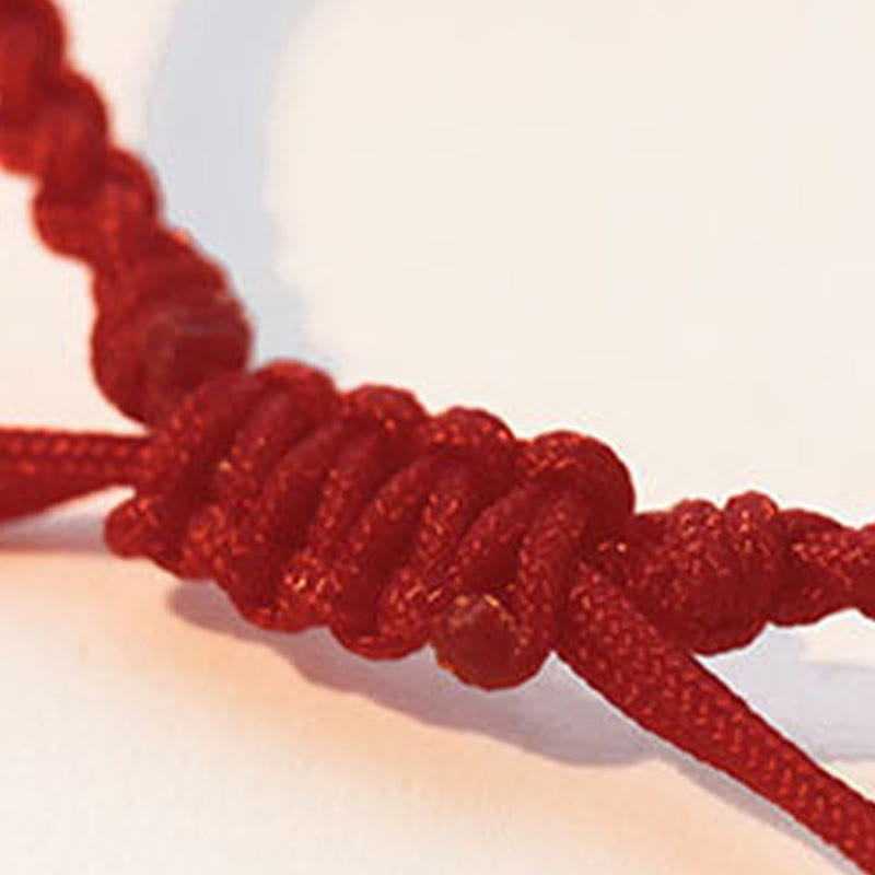 KarmaRipple's Handmade Fu Character Talisman Fortune Fortune Rope Bracelet p8