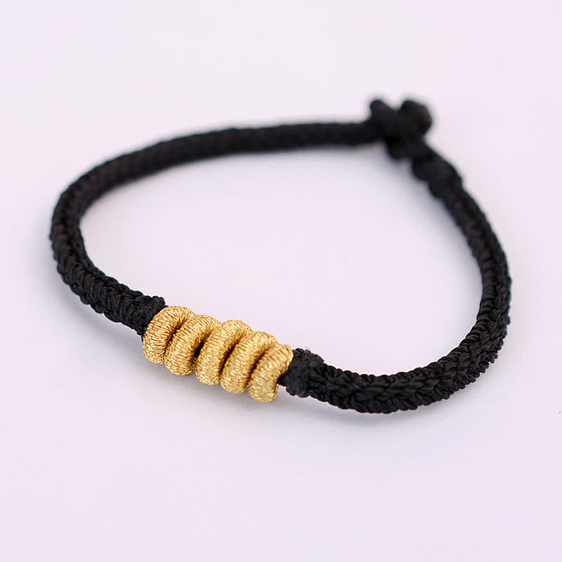 KarmaRipple's Handmade Simple Design Chinese Knotting Fortune Strength Braid String Bracelet p30