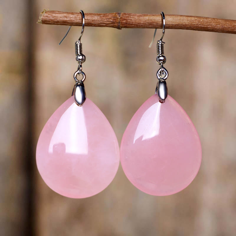KarmaRipple's Authentic Aventurine Dangle Balancing Drop Earrings p2