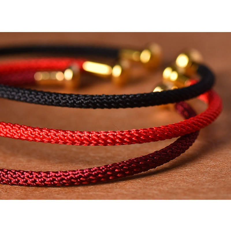 KarmaRipple's Simple Design Handmade Fortune Braid String Cuff Bracelet p32