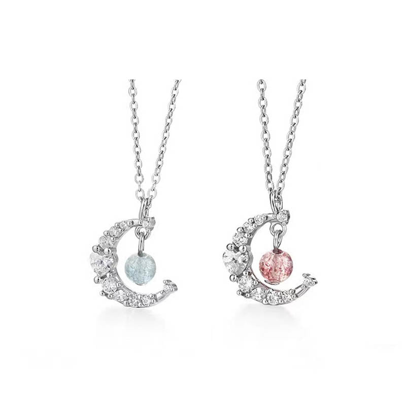 KarmaRipple's Strawberry Quartz Blue Gemstone Love Balancing Pendant p15