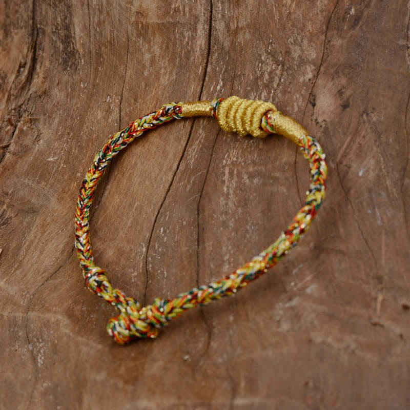 KarmaRipple's Handmade Colorful King Kong Weave Protection Braid String Bracelet p4