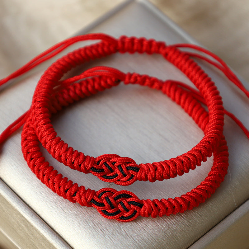 KarmaRipple's 2Pcs Tibetan Fortune Chinese Weave Protection String Bracelet p34
