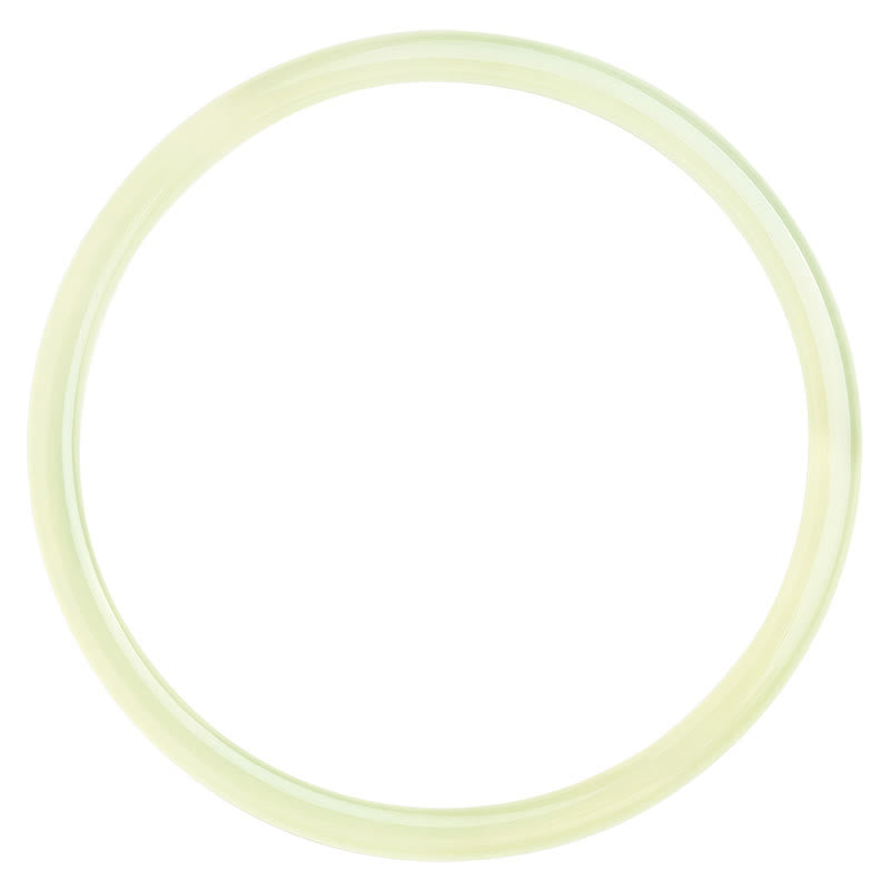 KarmaRipple's Authentic Green Chalcedony Strength Courage Cuff Bangle Bracelet p15