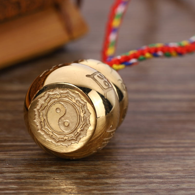 KarmaRipple's Tibetan Yin Yang Symbol Gourd Balance Titanium Steel Pendant Necklace p6