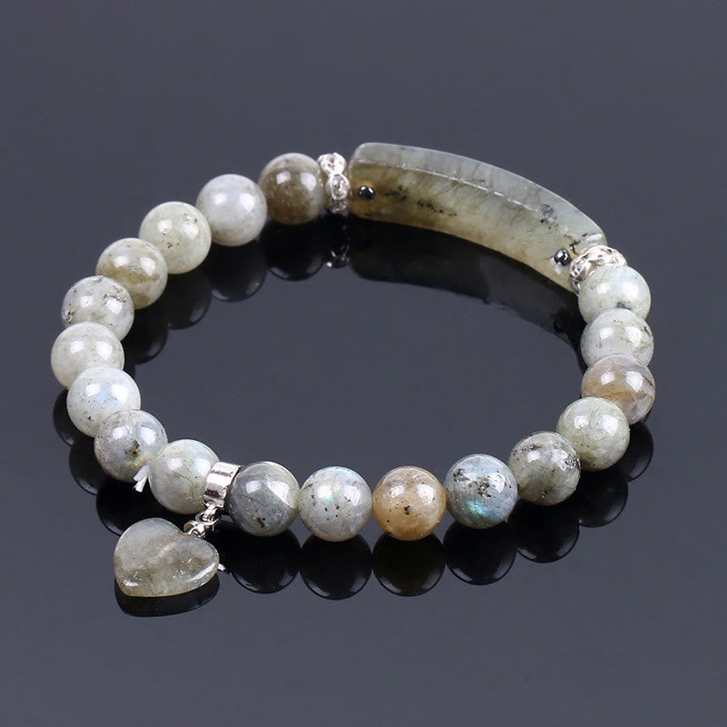 KarmaRipple's Authentic Quartz Love Heart Balancing Beadwork Bracelet p6
