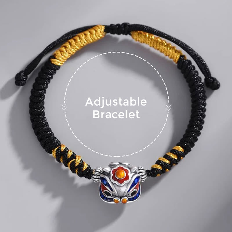 KarmaRipple's Handmade Dancing Lion Fortune Woven String Bracelet p7