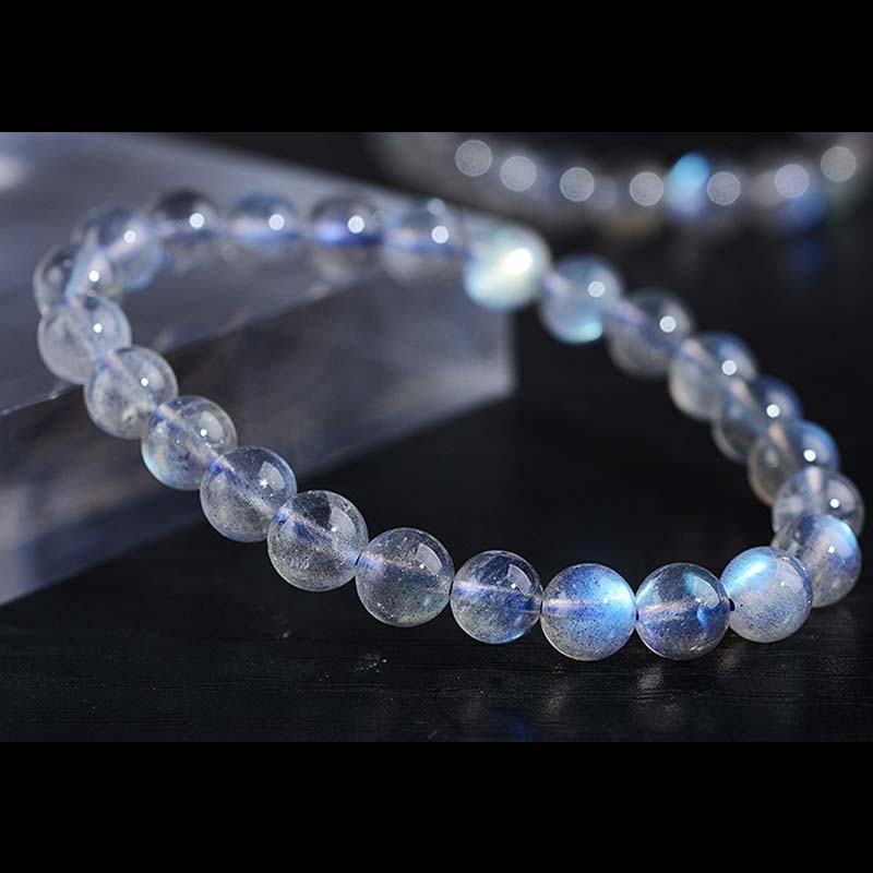 KarmaRipple's Authentic Moonstone Balancing Beadwork Bracelet p5