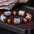 Three-eyed Dzi Bead