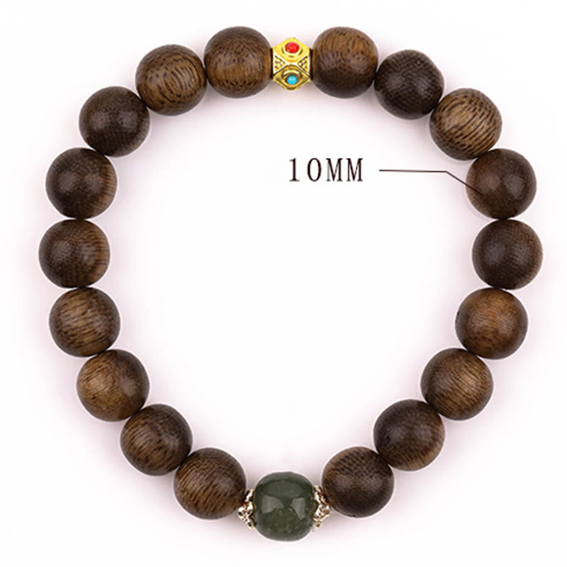KarmaRipple's Agarwood Good Fortune Glazed Strength Bracelet p8