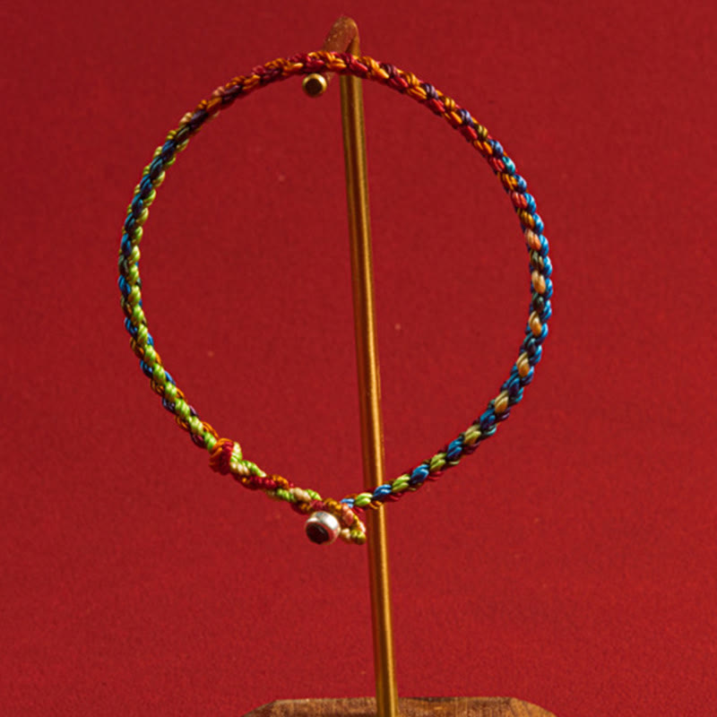 KarmaRipple's "May you be blessed with peace and safety in all four seasons" Fortunate Multicolored Bracelet p10