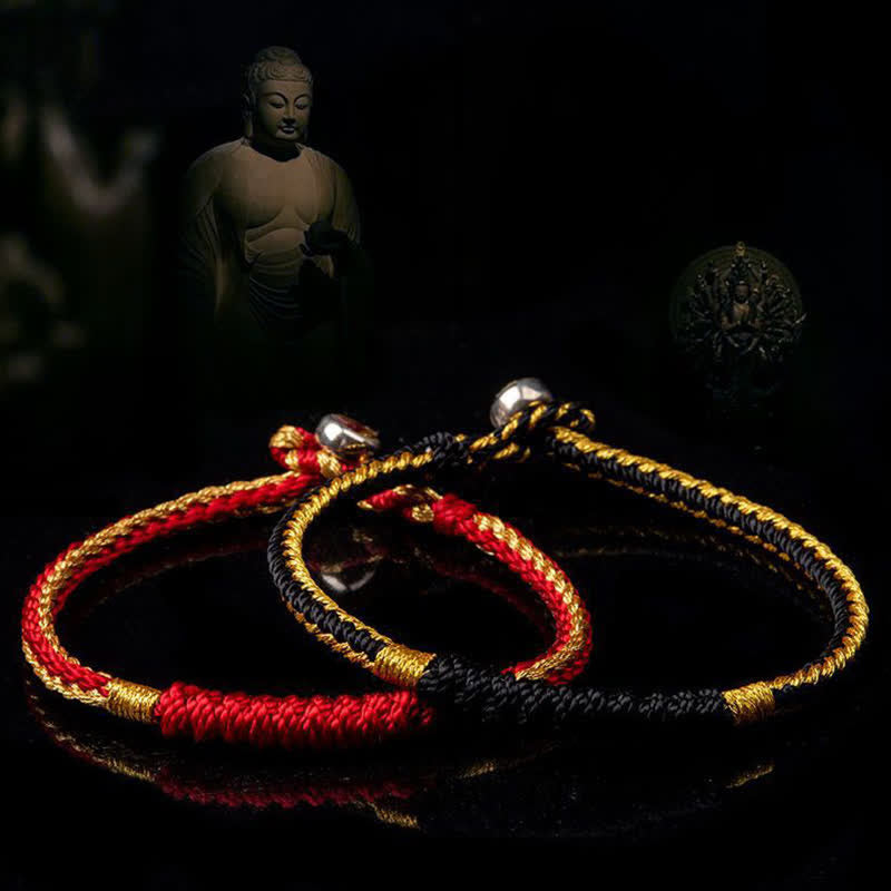 KarmaRipple's Tibetan Handmade Braid Fortune String Protection Bracelet p3