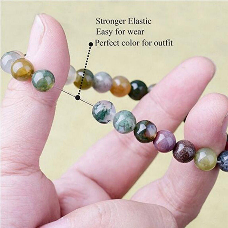 KarmaRipple's India Agate Beadwork Fortune Yoga Bracelet p4