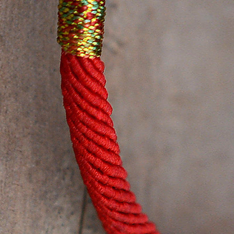 KarmaRipple's 24K Gold-Plated PiXiu Fortune Red String Bracelet p11