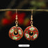 Red Flower Circle 2.9*2.2cm