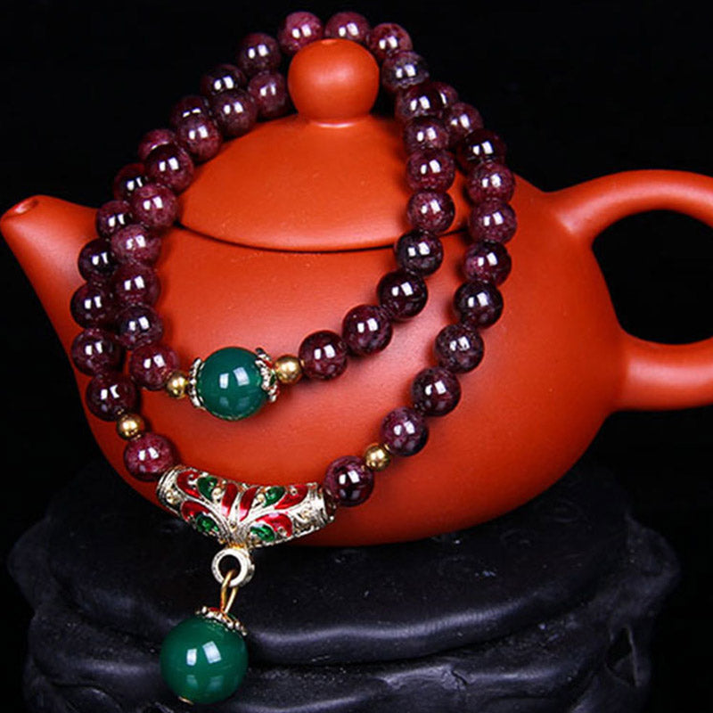 KarmaRipple's Authentic Garnet Blessing Bracelet p3